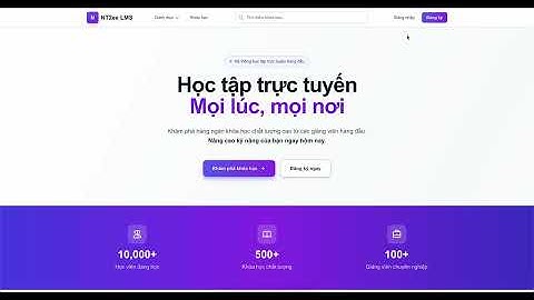 (Source code) -  Website quản lý học tập (LMS) - ReactJS (NextJs) & Laravel