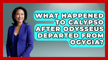 What Happened To Calypso After Odysseus Departed From Ogygia? - Literary Icons