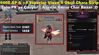 Zeitzquin 5400 Ap & 9 Superior Vixenli Okçu Chara Girip Solo Pkya Çıkıyor Rise Online