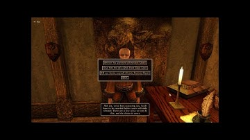 Morrowind Playthrough Part 1 (modded) No Commentary