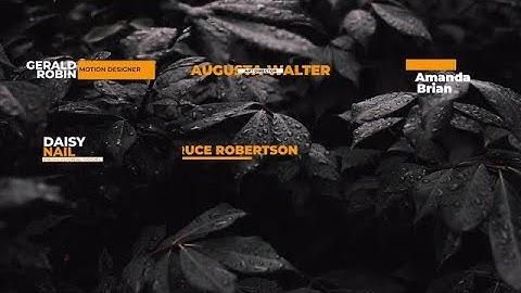 Creative Lower Thirds Premiere Rush Templates