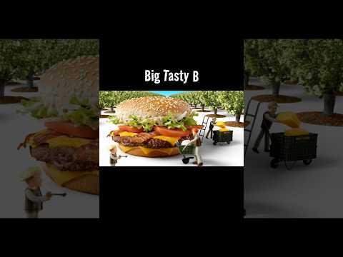 Big Tasty Bacon vs Bacon King | (McDonalds vs Burger King) #burger #food #mc #vs #burgers #creation