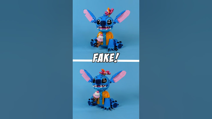Real vs. FAKE LEGO Stitch... Can you tell the difference?