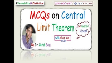 MCQs on Central Limit Theorem (CLT) - With unique Short Cut Tricks