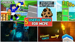 Top 5 Useful Mods For Minecraft PE || Best Minecraft Mods 1.19 screenshot 4