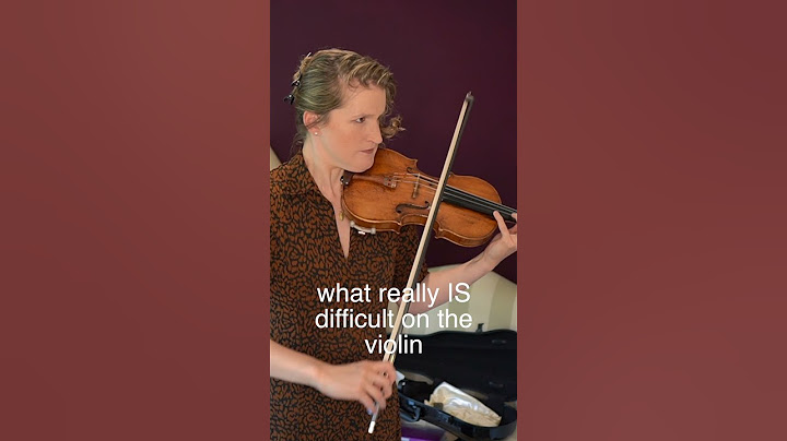 What people think is difficult on the violin VS what really is #shorts
