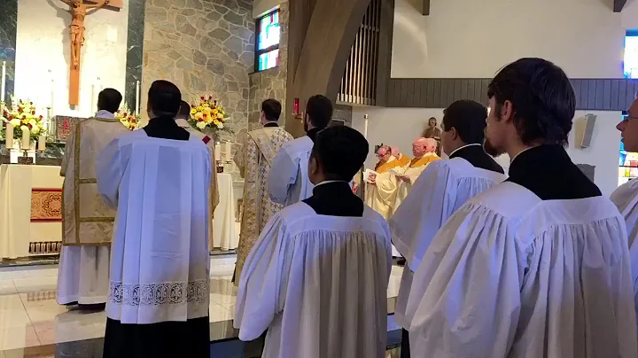 A FIRST SOLEMN MASS OF THANKSGIVING CELEBRATED BY ...