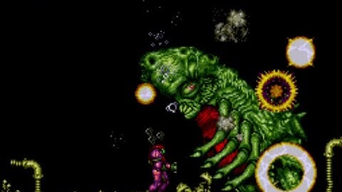 Super Metroid - Draygon Easy Kill with the Grappling Beam