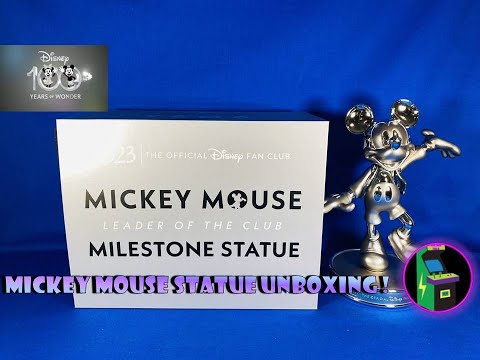 Disney's 100th Year Mickey Mouse Statue Unboxing! - YouTube