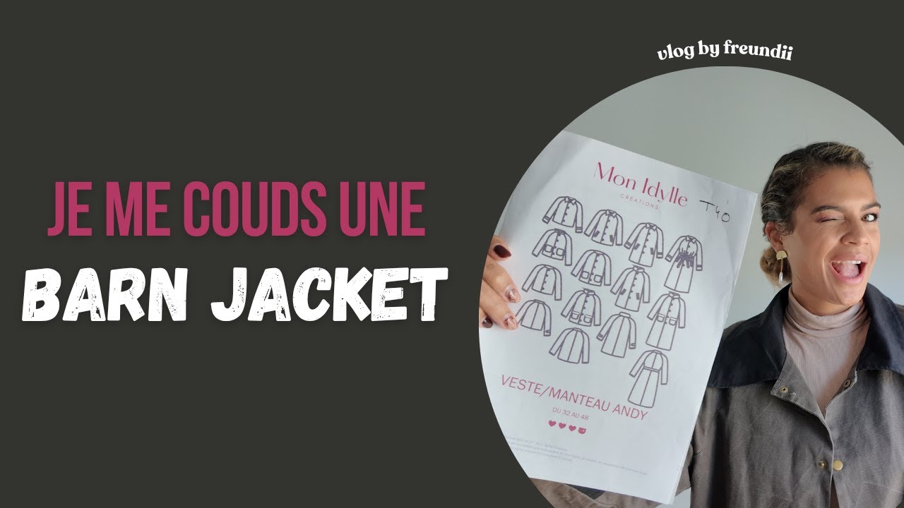 Veste Andy et projets couture pour l'hier WEEKLYVLOG n°50