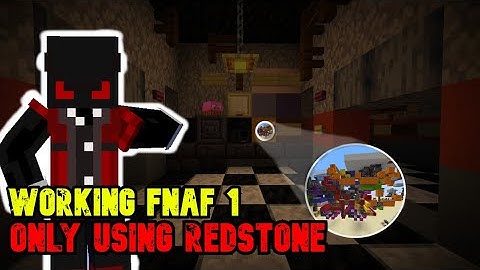 I built a working FNAF 1 ONLY USING REDSTONE!