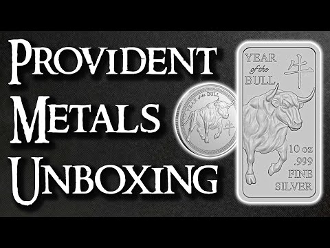 Provident Metals Unboxing and Review - 2021 Year of the Bull Silver