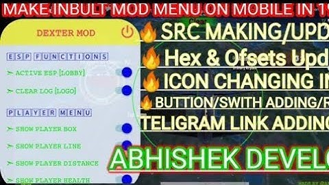 #MODMENU MAKING PART ||HOW TO ADD NEW FEATURES IN ANY  SOURCE OF MOD| @DORAEMON TECH