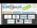 BLONITY AnalytiX II BIG BITCOIN MINER COMPARISON With BMX Model v0.7