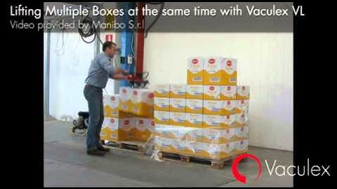 Lifting Multiple Boxes at the same time with Vaculex VL