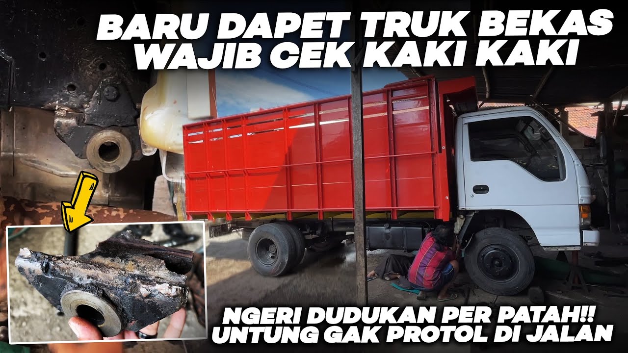 RESIKO BELI TRUK BEKAS YA GINI!!! CEK KAKI KAKI TRUK SC 03