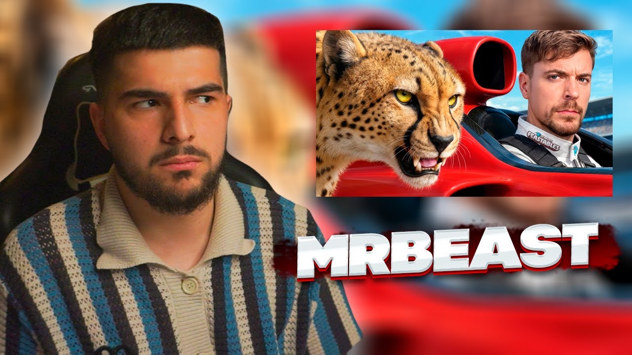 НАВИ ТРЕНЕР СМОТРИТ: MrBeast - Самая Быстрая Машина в Мире vs Гепард! | Реакция