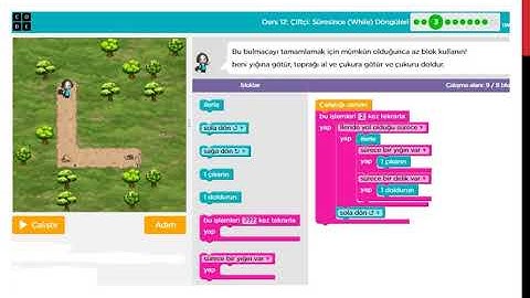 CODE_KURS 3_Ders 12: Çiftçi Süresince (While) Döngüleri