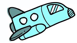 space shuttle drawing draw easy drawings step clipartmag paintingvalley