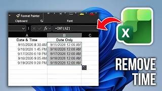 How to Remove Time From a Date Timestamp in Excel (2026)