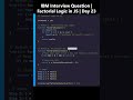 IBM Interview Question | Factorial Logic in JS | Day 23 #javascript #frontend #code #reactjs #coding