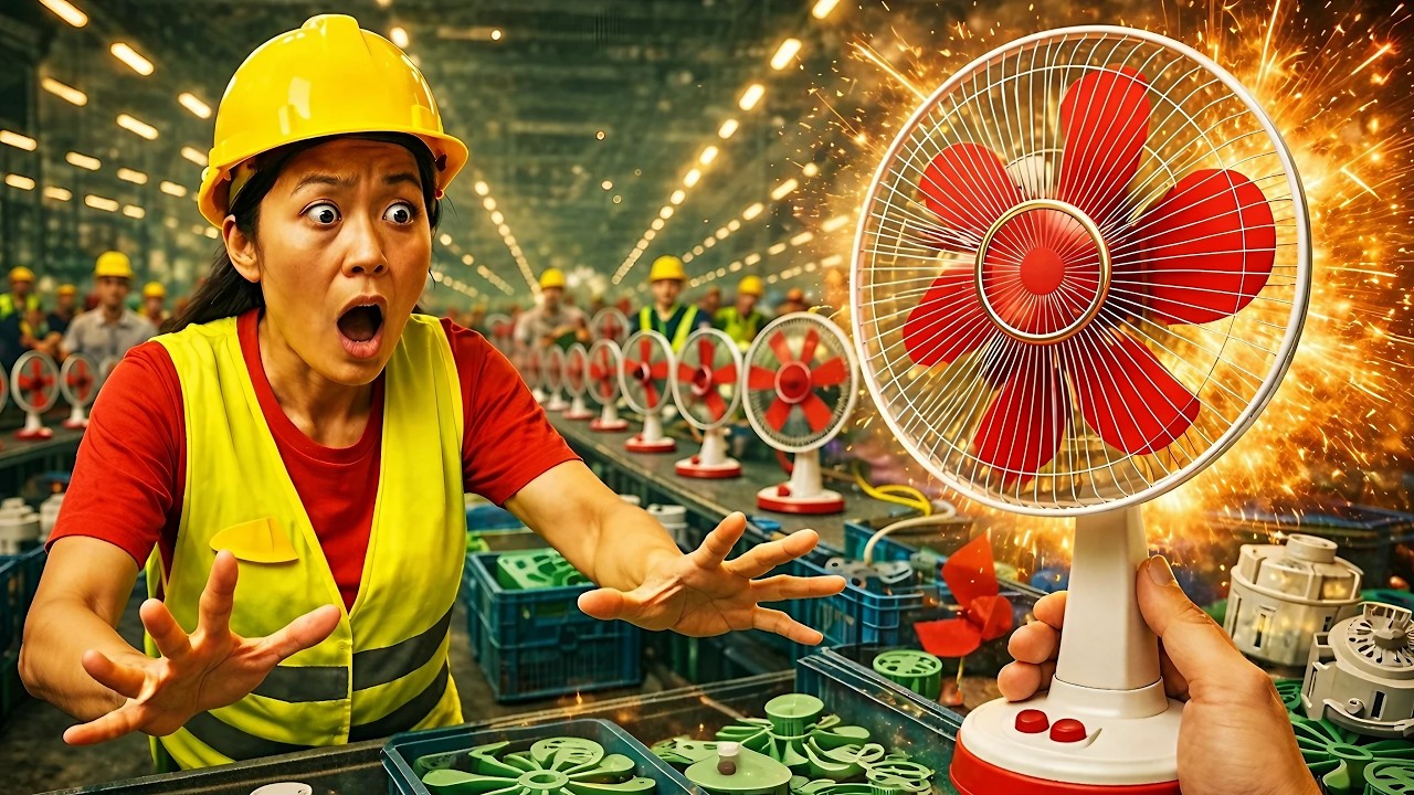 COMO SÃO FEITOS OS VENTILADORES NO PROCESSO INDUSTRIAL