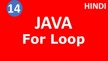 For loop in java | Part -14  | Java Tutorial |  Tech Talk Tricks