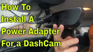 How to Install Dongar Rear View Power Adapter For Dash Cam