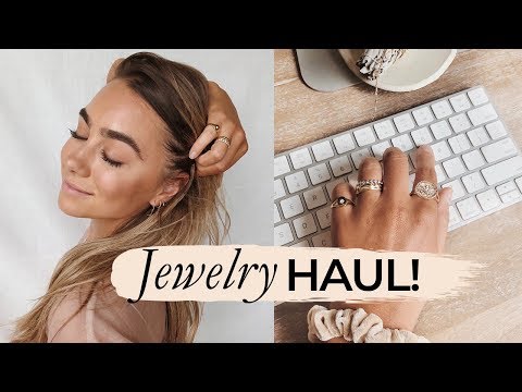 JEWELRY HAUL! Miranda Frye, Vanessa Mooney, Mejuri | Julia Havens