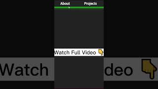 Navigation Bar With Neon Shadow Effect Using HTML & CSS #shorts #coding
