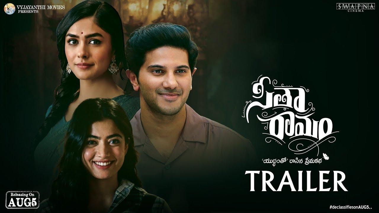 ⁣Sita Ramam Trailer - Telugu | Dulquer Salmaan | Mrunal | Rashmika | Sumanth | Hanu Raghavapudi