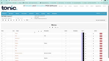 Adding a menu item or changing a price in Tonic POS Back Office