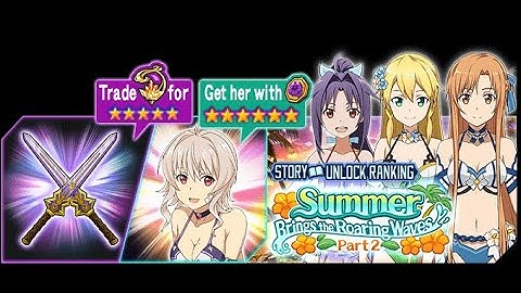 Sword Art Online Memory Defrag - Summer Brings the Roaring Wave Part 2 Event Full Story