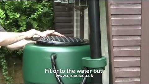 How to install a water butt