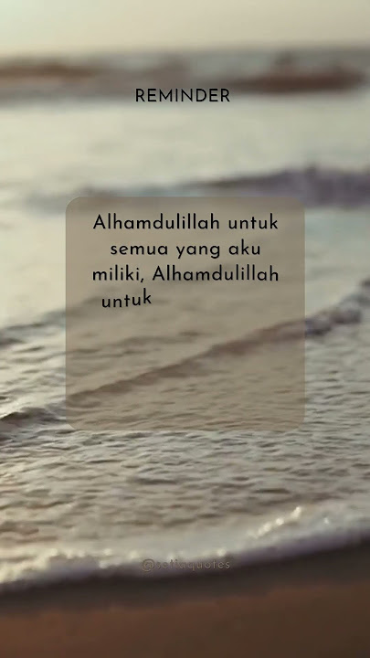 Syukur Alhamdulillah | motivasi islami #shorts #short #islamicquotes #motivasiislam #alhamdulillah