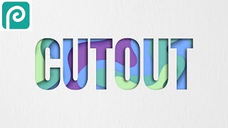 How to Create a Paper Cutout Text Effect in Photopea