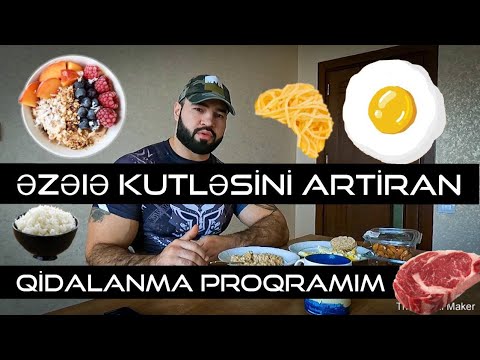 Əzələ böyüdən qidalar | Qidalanma proqramı | Sağlam qidalanma kökəlmək