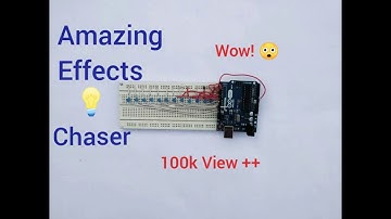 How to make 12 Channel Led Lights Chaser with 7 Amazing Effects (Arduino uno Project)