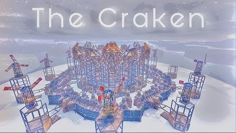 The Craken - most META Zerg circle base Rust | Opencore & TCbunker & mountain roof. Build tutorial.