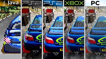 Colin McRae Rally (2005) Java vs PSP vs PS2 vs XBOX vs PC (Graphics Comparison)