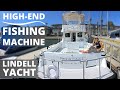 $1,350,000 LINDELL 46F Fishing YACHT WALKTHROUGH & SPECS / Unique Layout Flybridge Cockpit Boat Tour