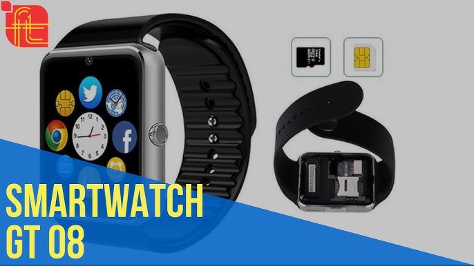 Relógio Inteligente A1 ou SmartWatch Preto - App Techmade Smartwatch Round.  