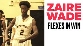Zaire Wade DOMINATES in Blowout Win