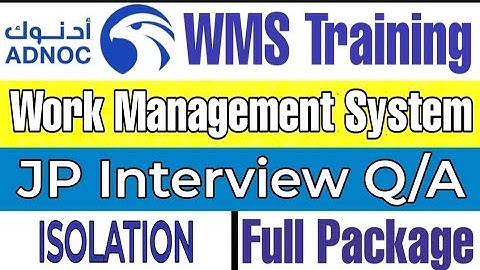 How many types of ISOLATION do we have in WMS? | ADNOC interview Questions for JP Interview