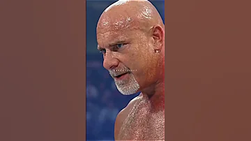 اسرع مباراة في تاريخ ال WWE الاسطورة جولدبرج يهزم بروك ليسنر في نصف دقيقة Wwe 
