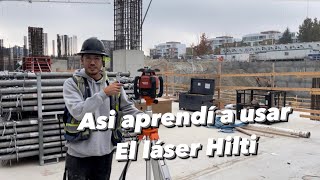 Como uso LASER HILTI - Trabajo en construcción - tip sobre nivelación con la mejor herramienta