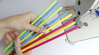 4 Useful sewing tips from straws that you should know