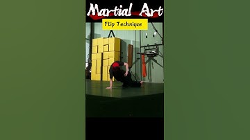 Martial Art Flip Technique - combo tutorial #kungfu #martialartstraining #boxing #xanda #fight