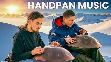 2 Hours HANDPAN Music 🏔️ Mountain MEDITATION #79 - Snowy Sun - YOGA Music | C# Pygmy