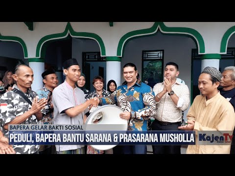 Peduli, Bapera Kabupaten Pekalongan Bantu Sarana & Prasarana Musholla